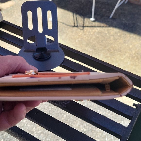 Spartina 449 Floral Wallet - Blue, Red, Tan - Picture 12 of 16